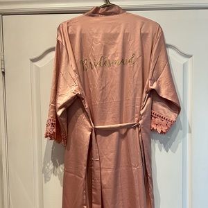 Etsy Bridesmaid Robe in Dusty Rose